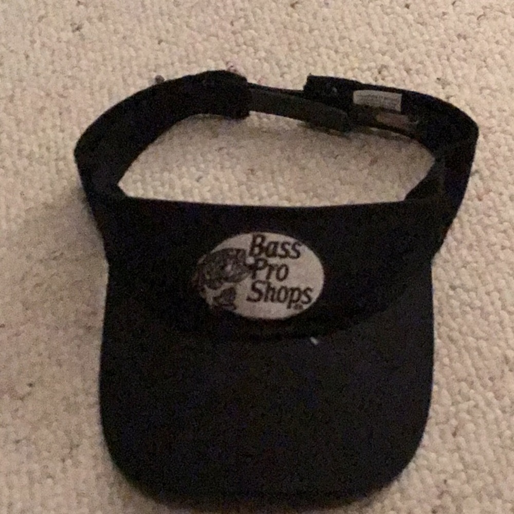 Bass pro shop visor with snap back